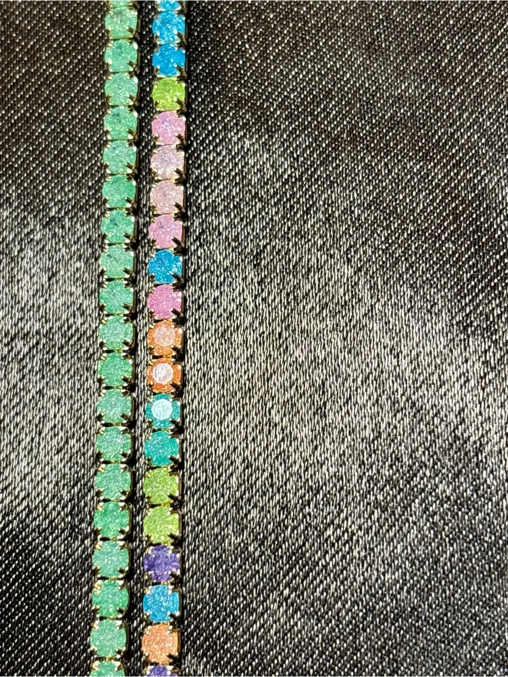 Pretty Bird Yellow Gold CZ Tennis Bracelets